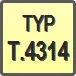 Piktogram - Typ: T.4314